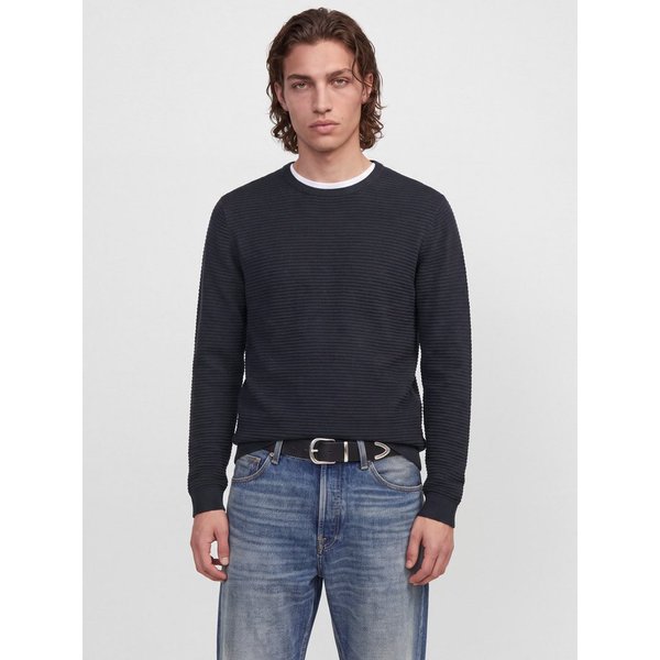 Jack & Jones Rundhalspullover JJEBRODY KNIT CREW NECK Baumwolle