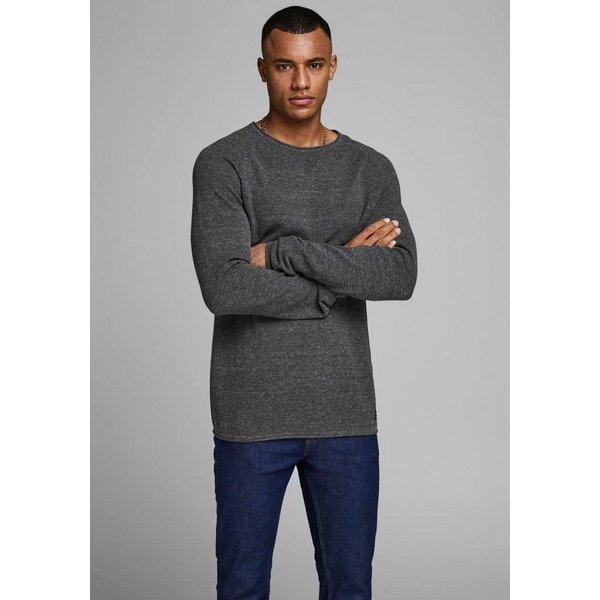Jack & Jones Rundhalspullover JJEHILL Pullover mit angenehmem Tragegefühl Modisch, schmal, Baumwolle, Rundhals