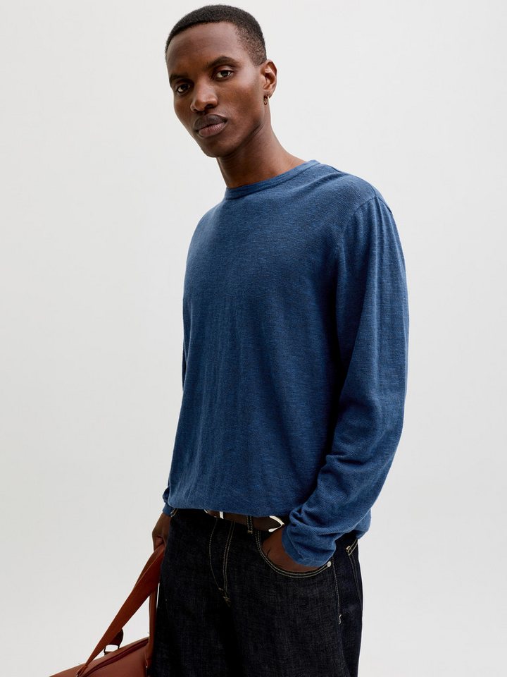 Jack & Jones Rundhalspullover JJESUMMER KNIT CREW NECK SN mit Rundhalsausschnitt – Bild 2 von 5