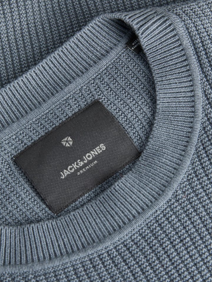 Jack & Jones Rundhalspullover JPRBLACONNOR KNIT CREW NECK Baumwolle, regular fit – Bild 3 von 4