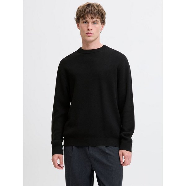 Jack & Jones Rundhalspullover JPRBLAMILANO STITCH KNIT CREW NECK SN Baumwolle, relaxed fit