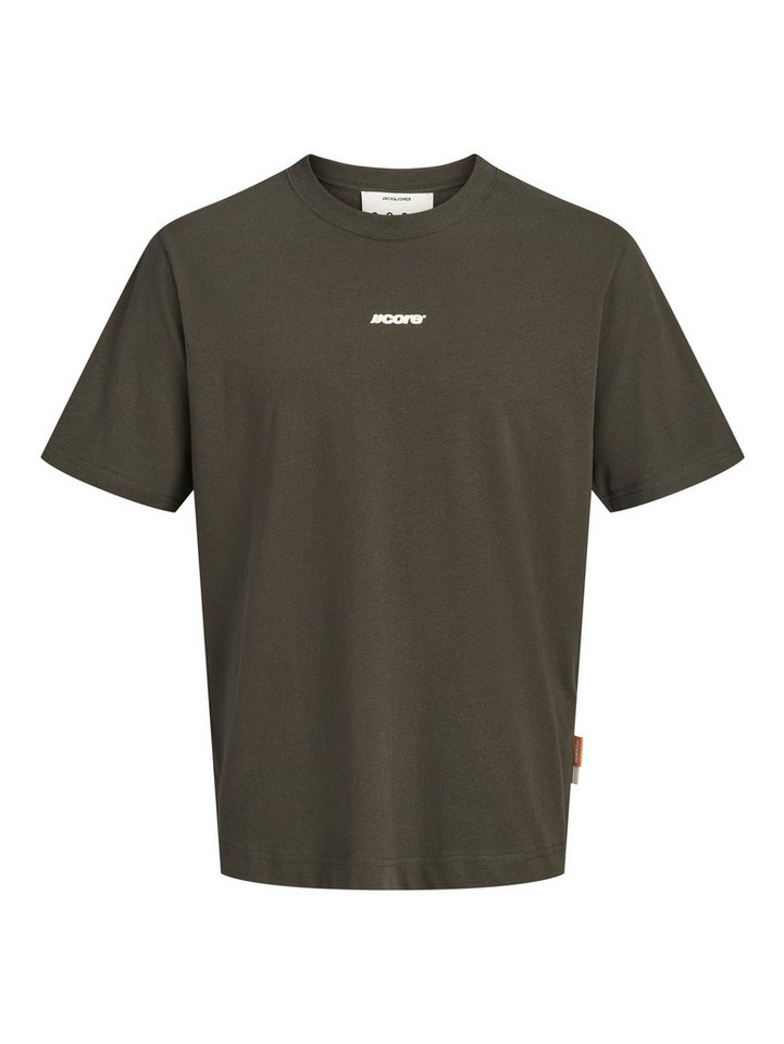 Jack & Jones Rundhalsshirt JCOCLUB BACK SCRIPT TEE SS CREW NECK SN Baumwolle, relaxed fit – Bild 4 von 5