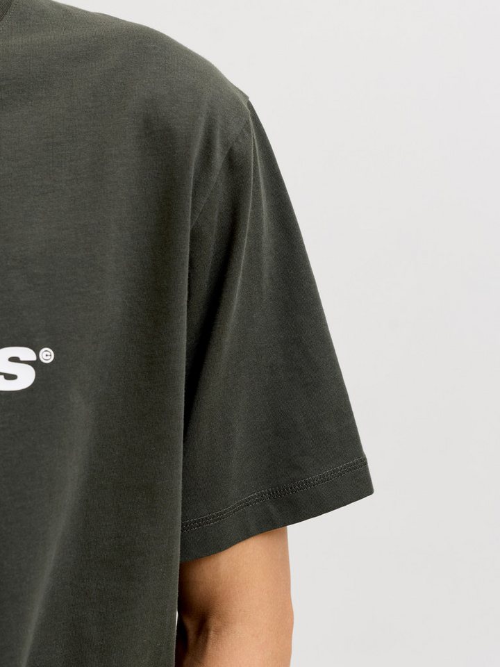 Jack & Jones Rundhalsshirt JCOCLUB GRAPHIC FRONT PRINT TEE SS CN Baumwolle, regular fit – Bild 3 von 5