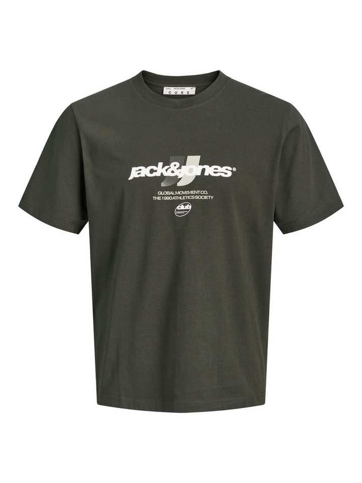 Jack & Jones Rundhalsshirt JCOCLUB GRAPHIC FRONT PRINT TEE SS CN Baumwolle, regular fit – Bild 5 von 5