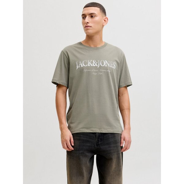 Jack & Jones Rundhalsshirt JJDEVIN DAYTONA PRINT TEE SS CREW NECK