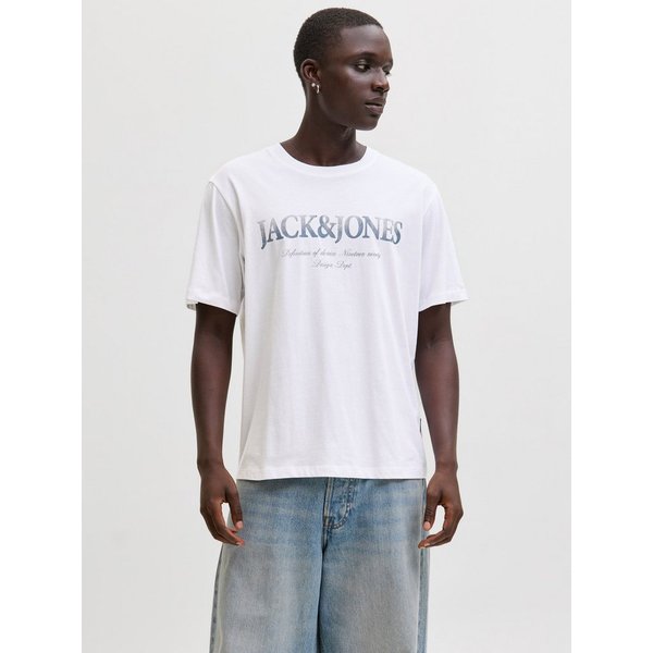 Jack & Jones Rundhalsshirt JJDEVIN DAYTONA PRINT TEE SS CREW NECK