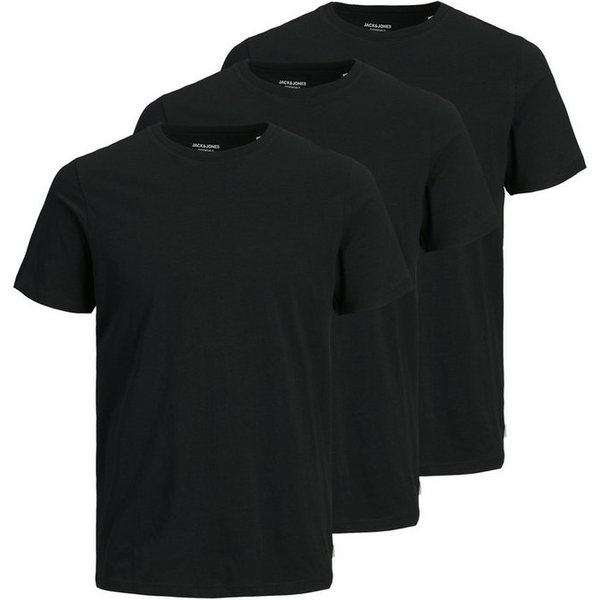 Jack & Jones Rundhalsshirt JJEORGANIC BASIC TEE SS O-NE 3PK MP NOOS (Packung, 3-tlg)
