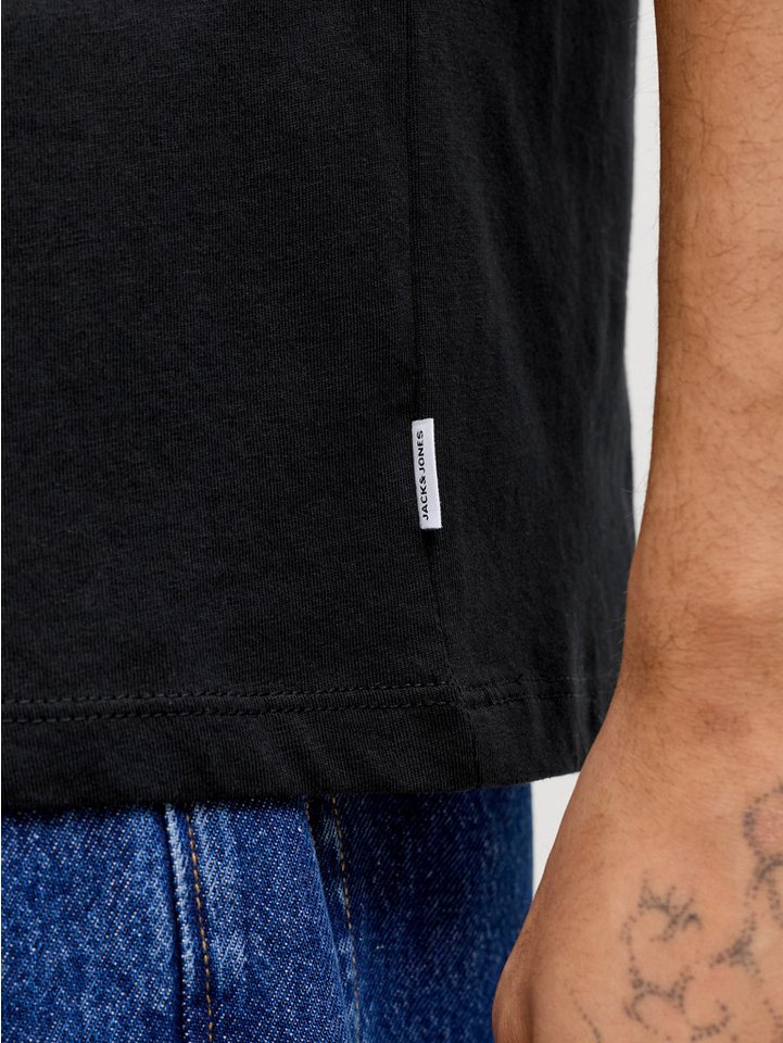 Jack & Jones Rundhalsshirt JJEORGANIC BASIC TEE SS O-NE 3PK MP NOOS (Packung, 3-tlg) – Bild 5 von 5