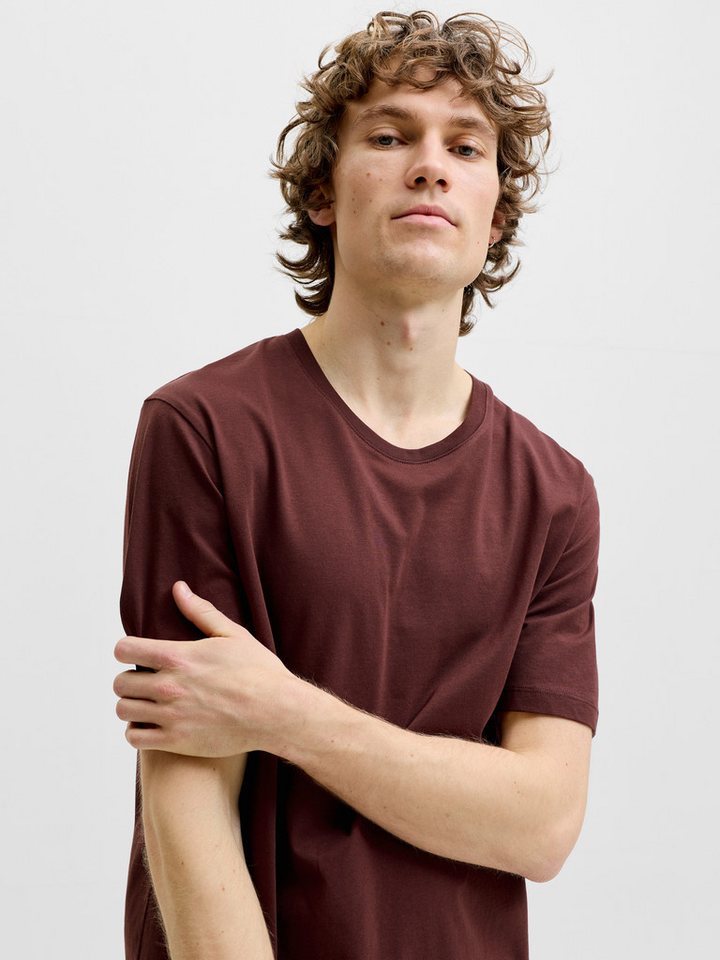 Jack & Jones Rundhalsshirt JJEORGANIC BASIC TEE SS O-NECK NOOS Baumwolle, regular fit – Bild 4 von 5