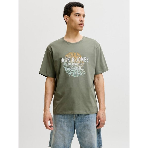 Jack & Jones Rundhalsshirt JJGRADIENT PRINT TEE SS CREW NECK