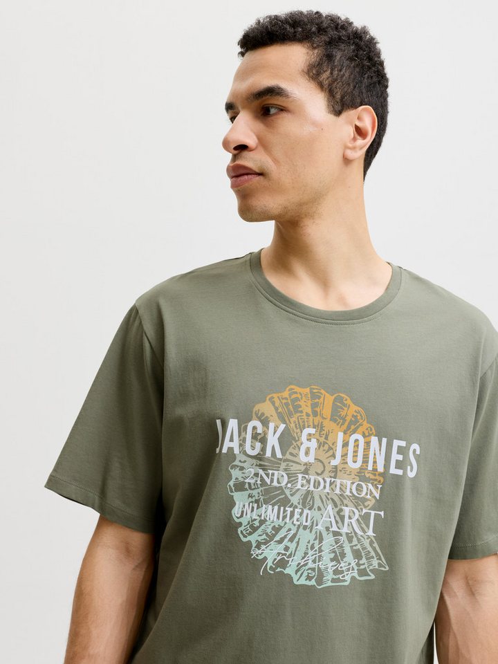 Jack & Jones Rundhalsshirt JJGRADIENT PRINT TEE SS CREW NECK – Bild 2 von 5