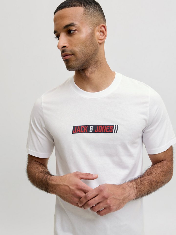 Jack & Jones Rundhalsshirt JJMUNK TEE SS CREW NECK Baumwolle, regular fit – Bild 4 von 5