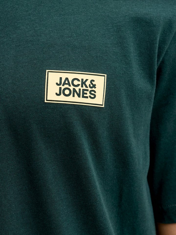 Jack & Jones Rundhalsshirt JJRUSH TEE SS CREW NECK SN Baumwolle, regular fit – Bild 4 von 5