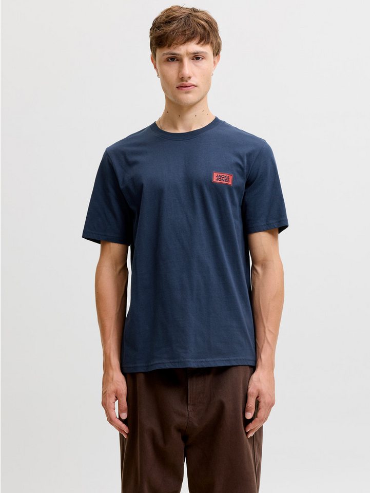 Jack & Jones Rundhalsshirt JJRUSH TEE SS CREW NECK SN Baumwolle, regular fit – Bild 2 von 5