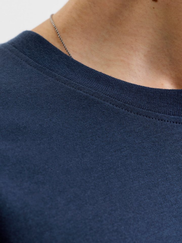 Jack & Jones Rundhalsshirt JJRUSH TEE SS CREW NECK SN Baumwolle, regular fit – Bild 3 von 5