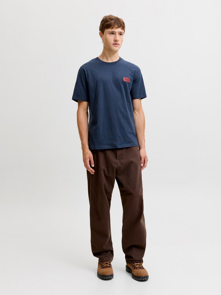 Jack & Jones Rundhalsshirt JJRUSH TEE SS CREW NECK SN Baumwolle, regular fit – Bild 5 von 5