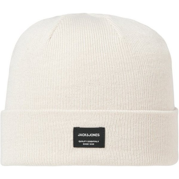 Jack & Jones Strickmütze JACDNA BEANIE NOOS Kunstfaser, Rippenstrick