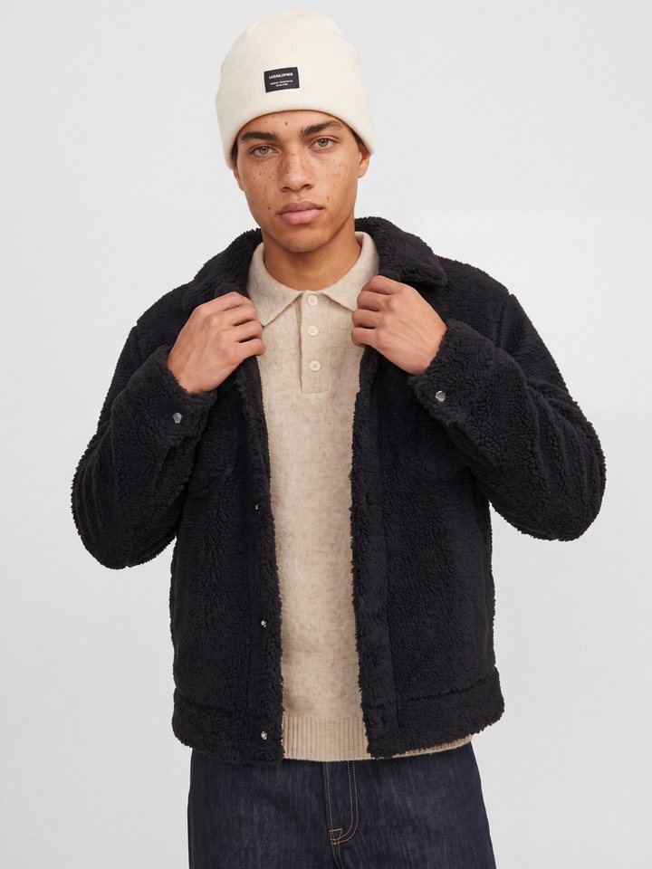 Jack & Jones Strickmütze JACDNA BEANIE NOOS Kunstfaser, Rippenstrick – Bild 2 von 5