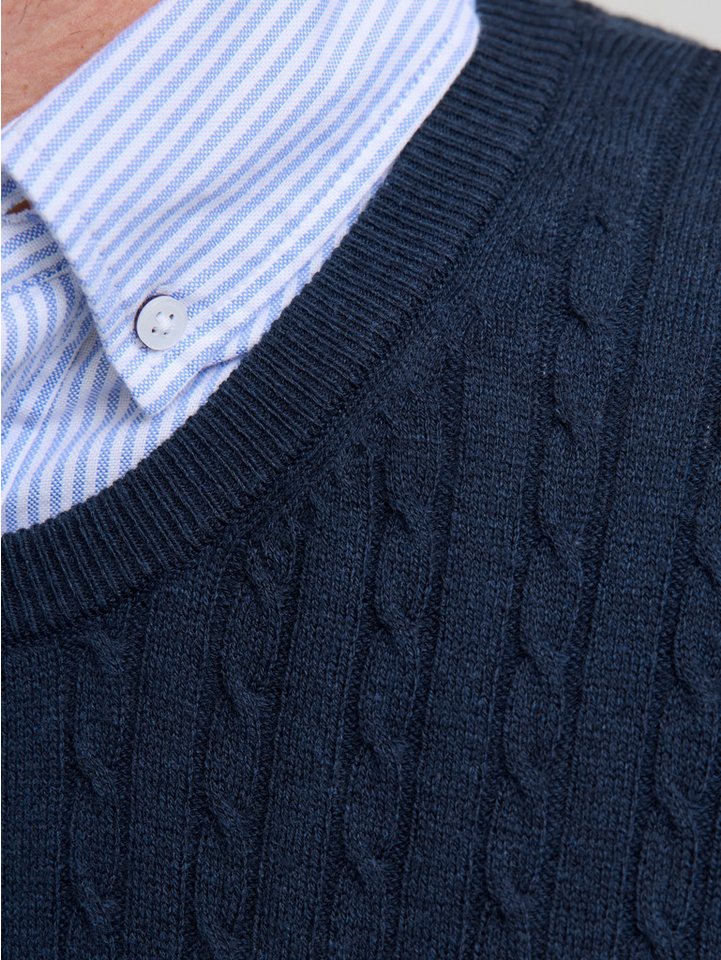 Jack & Jones Strickpullover JJEEMIL KNIT CABLE CREW NECK NOOS – Bild 3 von 5