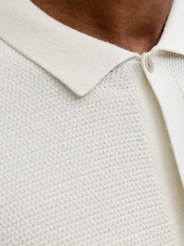 Jack & Jones Strickpullover JJEGEORGE KNIT SHIRT SS SN mit Polokragen – Bild 2 von 5