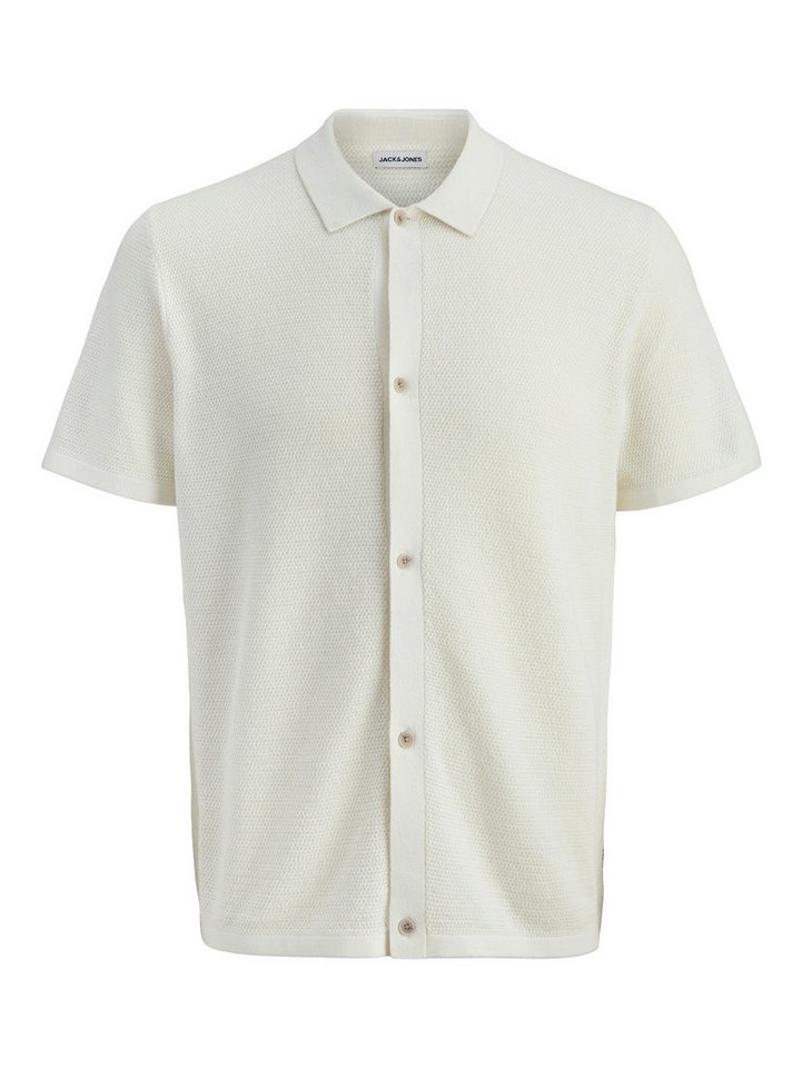 Jack & Jones Strickpullover JJEGEORGE KNIT SHIRT SS SN mit Polokragen – Bild 5 von 5