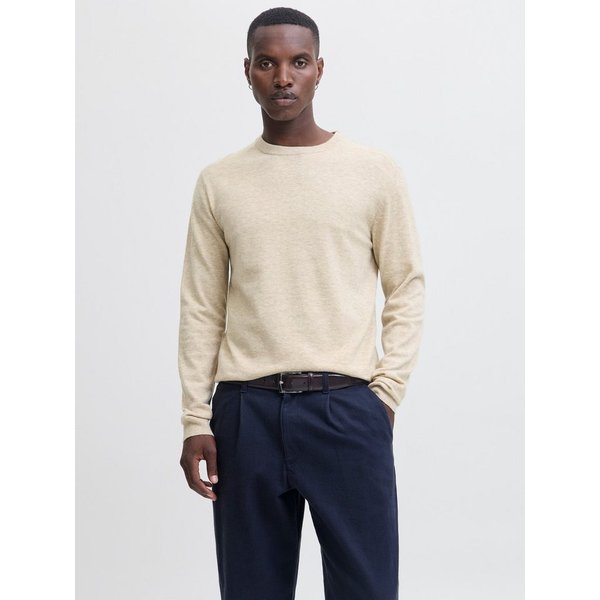 Jack & Jones Strickpullover JJEPERFECT WOOL KNIT CREW NECK SN