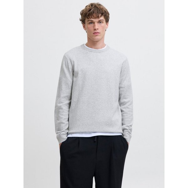 Jack & Jones Strickpullover JJEPERFECT WOOL KNIT CREW NECK SN