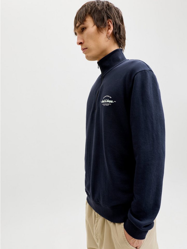 Jack & Jones Sweater JJBRANDON SWEAT HALF ZIP – Bild 2 von 5