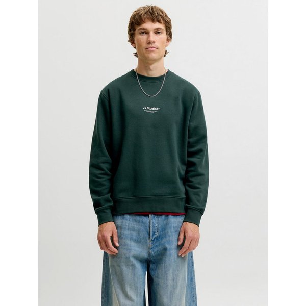 Jack & Jones Sweatshirt JJESOHO SWEAT CREW NECK NOOS Baumwollmischung, relaxed fit