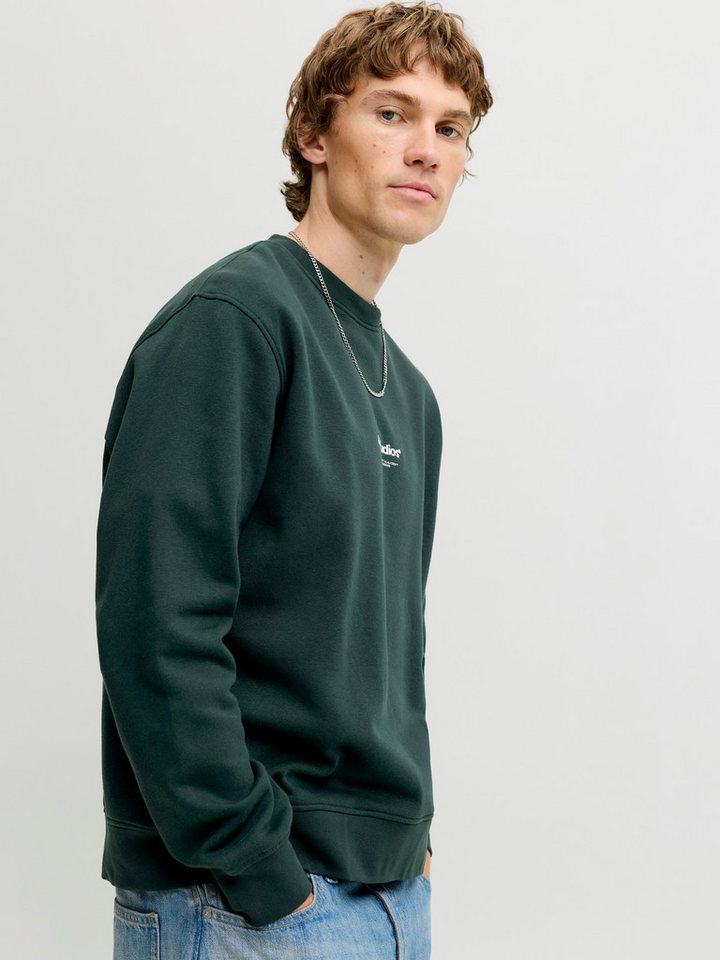 Jack & Jones Sweatshirt JJESOHO SWEAT CREW NECK NOOS Baumwollmischung, relaxed fit – Bild 2 von 5