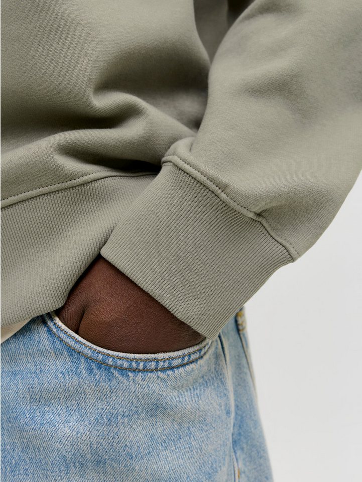 Jack & Jones Sweatshirt JJESTAR BASIC SWEAT CREW NECK NOOS Baumwollmischung, locker geschnitten – Bild 3 von 5