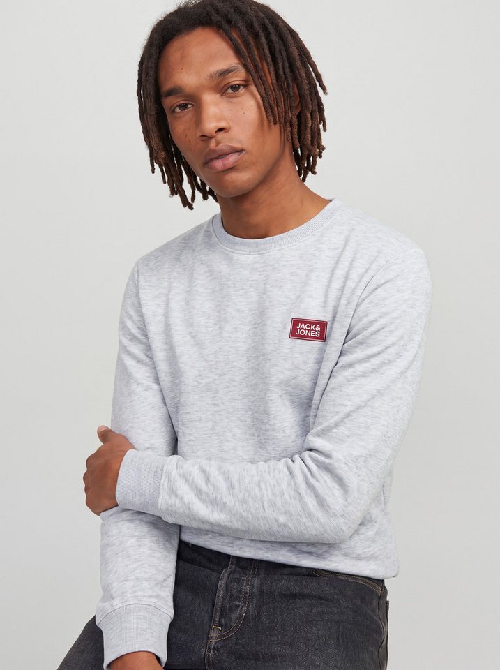 Jack & Jones Sweatshirt JJRUSH SWEAT CREW NECK Baumwollmischung, regular fit – Bild 2 von 5