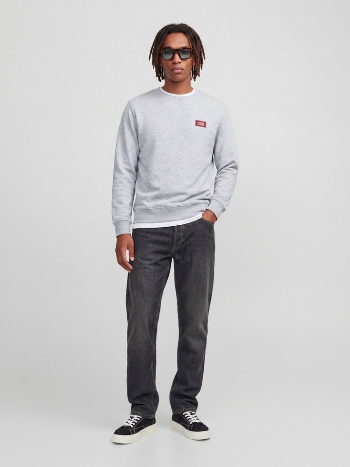 Jack & Jones Sweatshirt JJRUSH SWEAT CREW NECK Baumwollmischung, regular fit – Bild 3 von 5