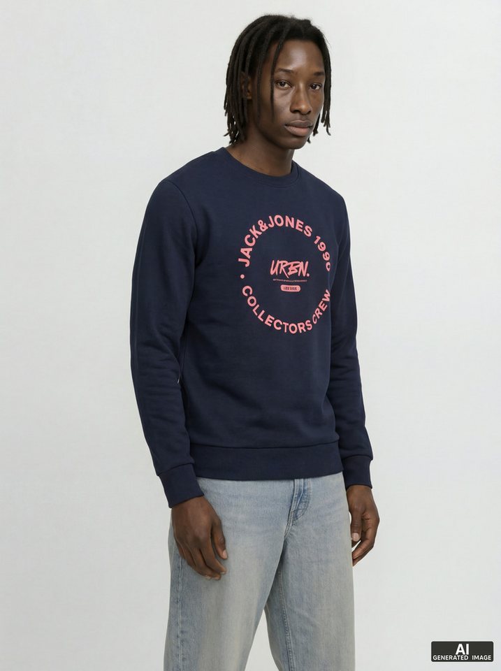 Jack & Jones Sweatshirt JJSIMON SWEAT CREW NECK – Bild 3 von 5