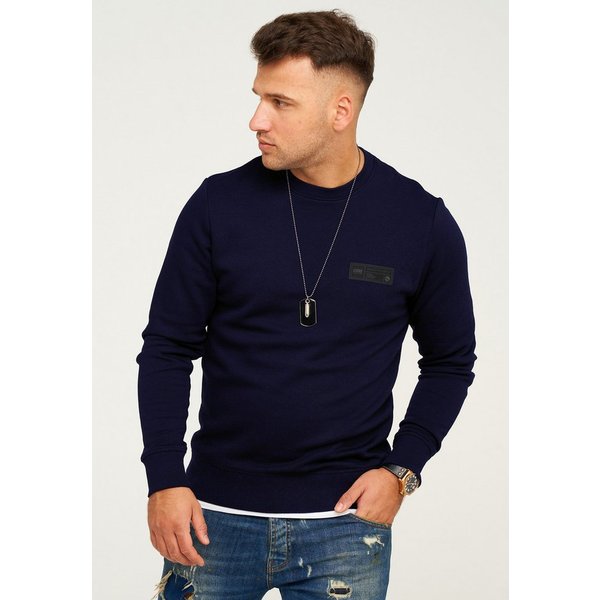 Jack & Jones Sweatshirt POPS SWEAT CREW NECK Sweatpullover Casual Basic Shirt Unifarben Baumwollmischung