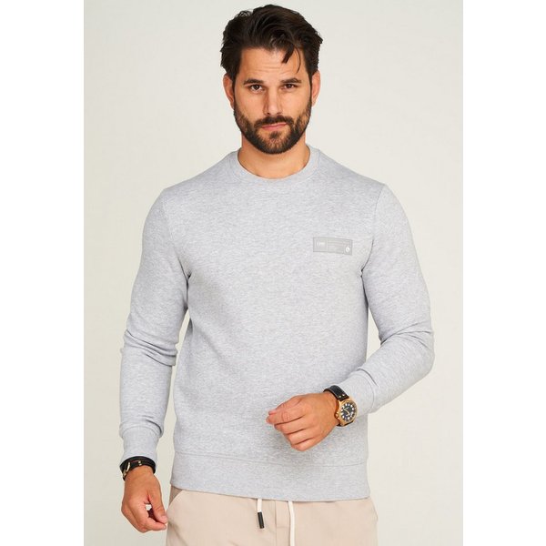 Jack & Jones Sweatshirt POPS SWEAT CREW NECK Sweatpullover Casual Basic Shirt Unifarben Baumwollmischung
