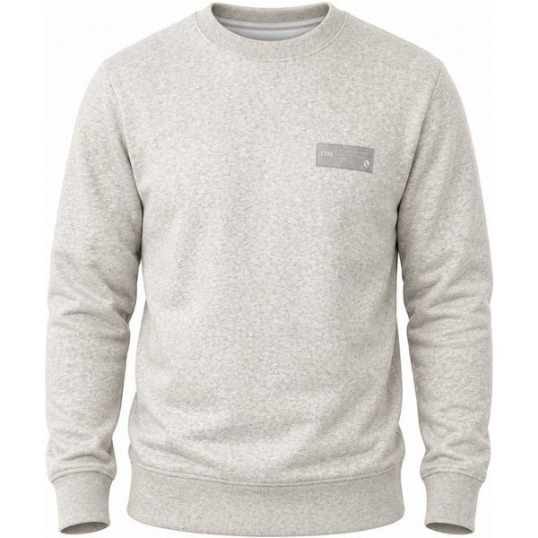 Jack & Jones Sweatshirt Pullover - Rundhalspullover mit Crew-Neck im Regular Fit für Herren Männer Sweatpullover mit Logo-Patch aus Baumwollmischung