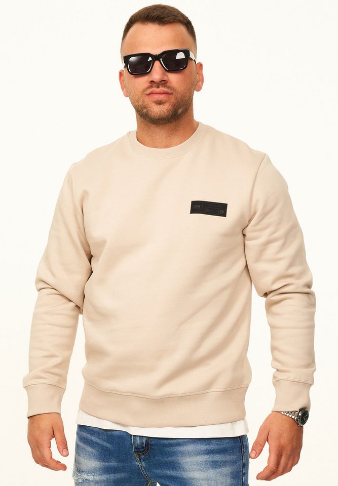 Jack & Jones Sweatshirt Pullover - Rundhalspullover mit Crew-Neck im Regular Fit für Herren Männer Sweatpullover mit Logo-Patch aus Baumwollmischung – Bild 4 von 5