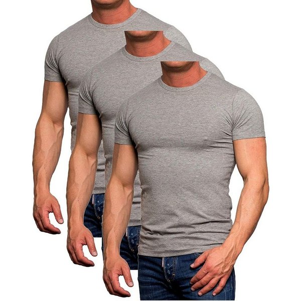 Jack & Jones T-Shirt (3er-Pack) Basic mit Rundhalsausschnitt