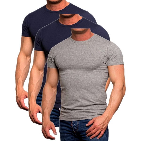 Jack & Jones T-Shirt (3er-Pack) Basic mit Rundhalsausschnitt