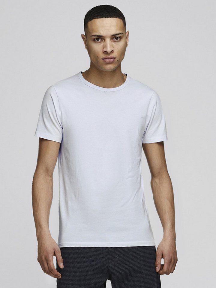 Jack & Jones T-Shirt Basic O-Neck (3-tlg., 3er Pack) etwas länger geschnitten, nicht zu kurz – Bild 4 von 5