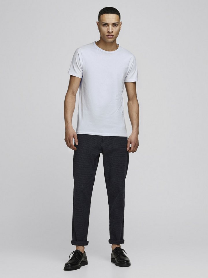 Jack & Jones T-Shirt Basic O-Neck (3-tlg., 3er Pack) etwas länger geschnitten, nicht zu kurz – Bild 4 von 5