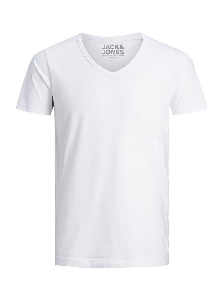 Jack & Jones T-Shirt Basic V-Neck (3-tlg., 3er Pack) etwas länger geschnitten, nicht zu kurz – Bild 2 von 5