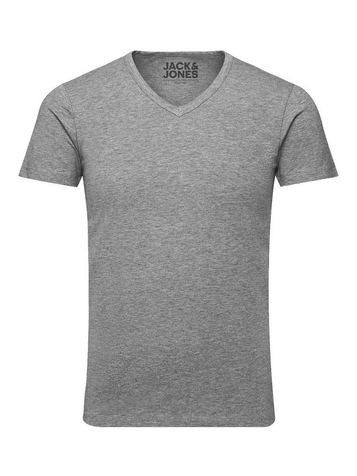 Jack & Jones T-Shirt Basic V-Neck (3-tlg., 3er Pack) etwas länger geschnitten, nicht zu kurz – Bild 2 von 5