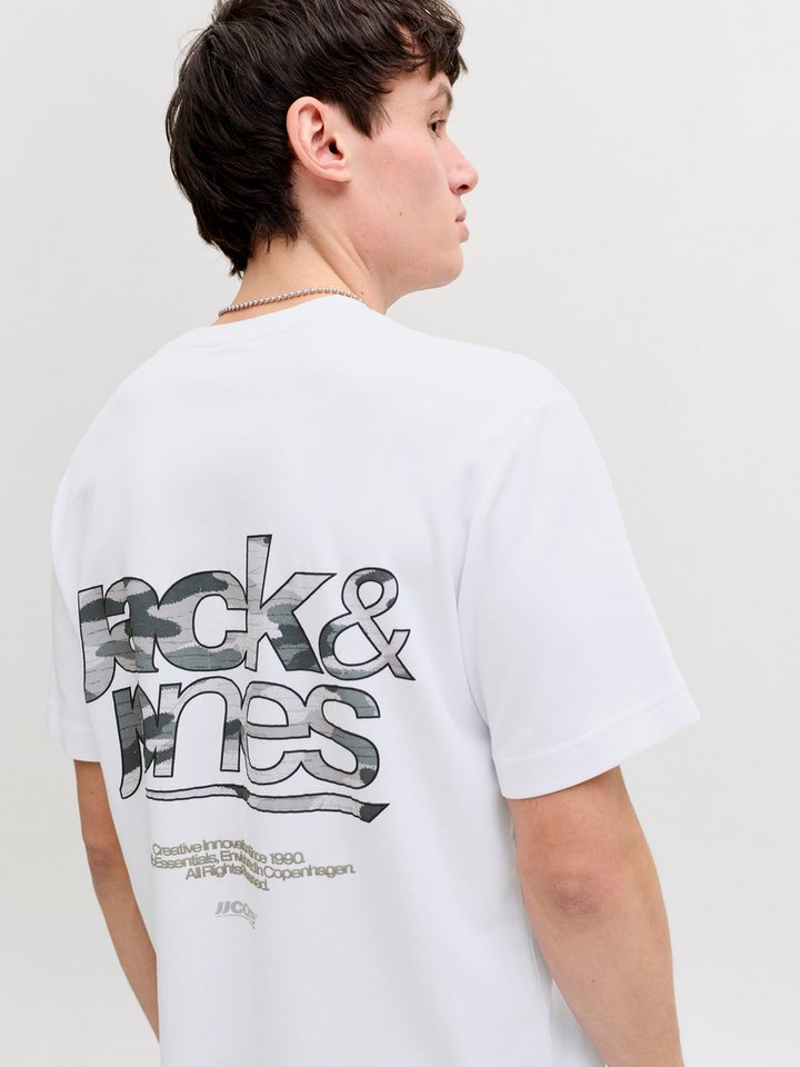 Jack & Jones T-Shirt JCOBREEZE BACK PRINT TEE SS CREW EA26 – Bild 2 von 5