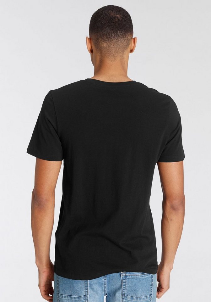 Jack & Jones T-Shirt JJECORP mit Print, vielseitig kombinierbar für den Alltag Logodruck, modisch, regular fit, Baumwolle, Rundhals – Bild 2 von 5