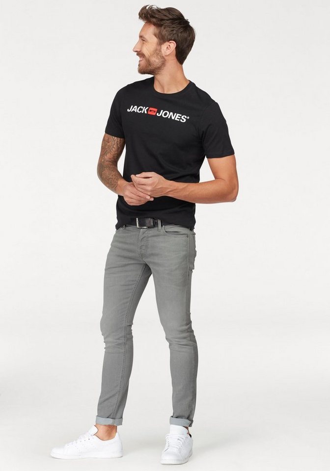 Jack & Jones T-Shirt JJECORP mit Print, vielseitig kombinierbar für den Alltag Logodruck, modisch, regular fit, Baumwolle, Rundhals – Bild 5 von 5