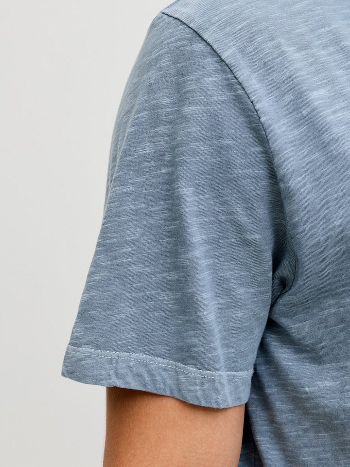 Jack & Jones T-Shirt SPLIT NECK TEE mit V-Ausschnitt – Bild 4 von 5