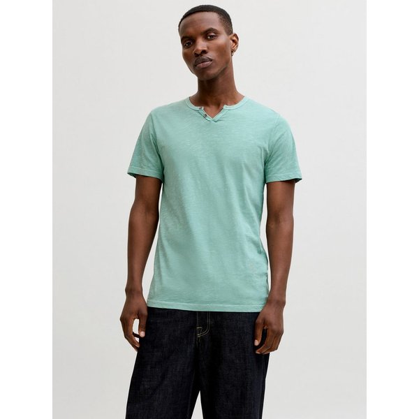 Jack & Jones T-Shirt SPLIT NECK TEE mit V-Ausschnitt