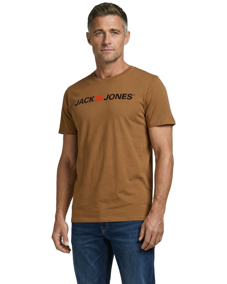 Jack & Jones T-Shirt Stilvolles Slim-Fit oder Regular Shirt mit Printdruck (3er-Pack) Printdruck – Bild 3 von 5